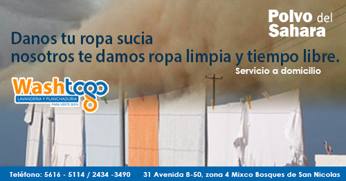 Polvo Sahara LavanderiaWashToGo